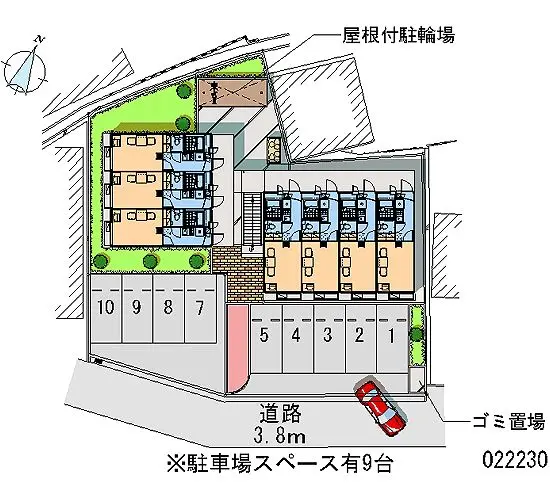 ★手数料０円★貝塚市王子　月極駐車場（LP）